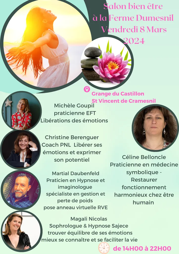 praticiens au salon de le femme bien etre 