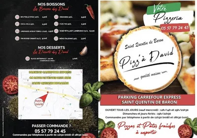 Pizzéria St Quentin de Baron Pizza David