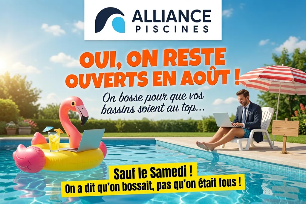 un homme au bord d'une piscine