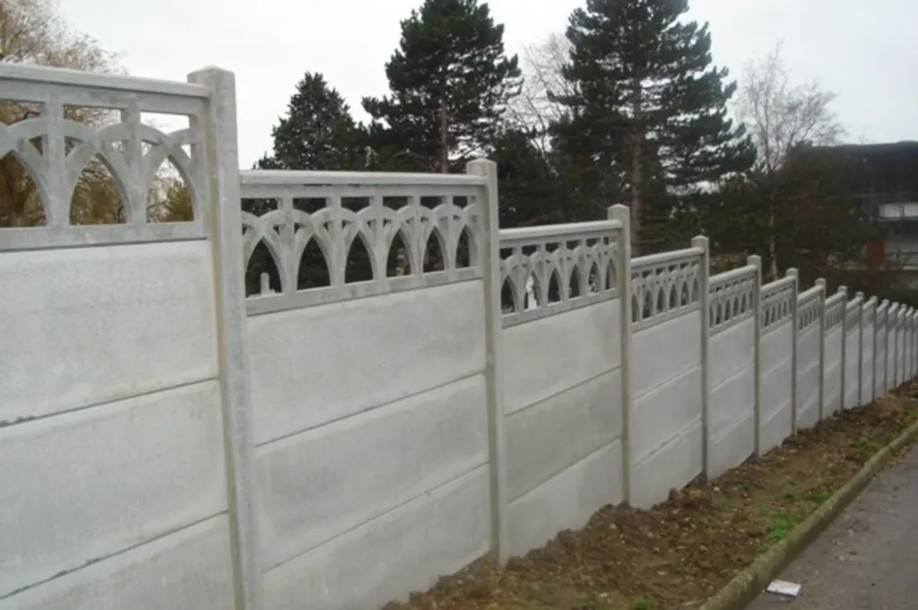 Mur enceinte de cimetière