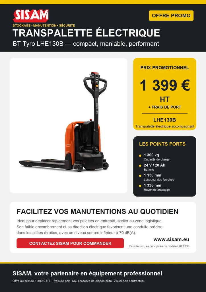 Transpalettes électrique