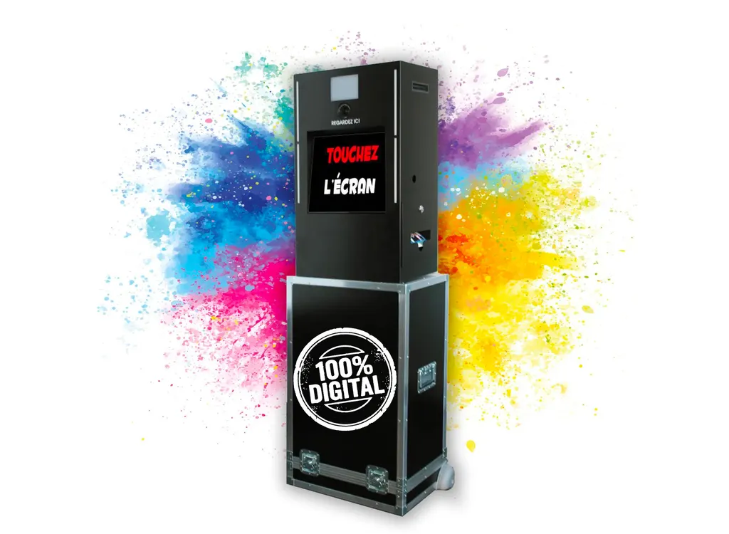 Photobooth Compact 100% digital mariages anniversaires Marseille Aix-en-Provence