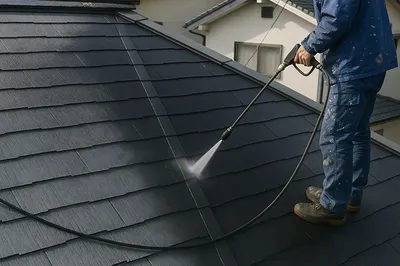 Entretien de toiture en milieu urbain à La Celle-Saint-Cloud avec nettoyage de toit parisien, contrôle des chéneaux encaissés et prévention des infiltrations