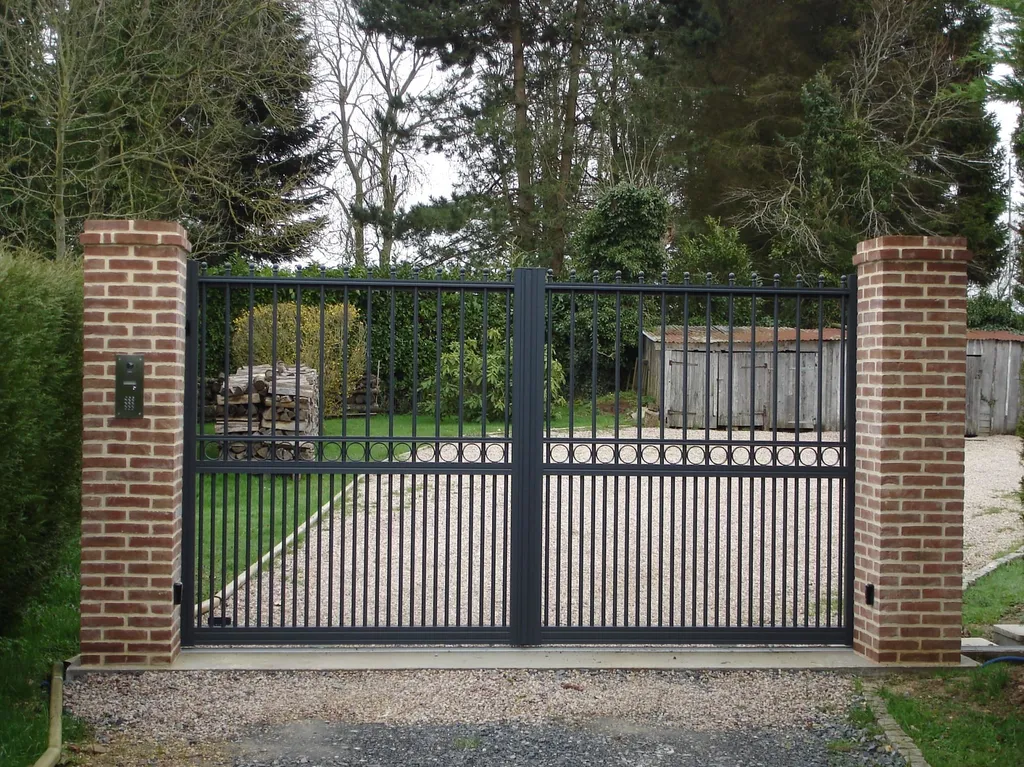 installation portail en alu style rétro proche Lisieux 14