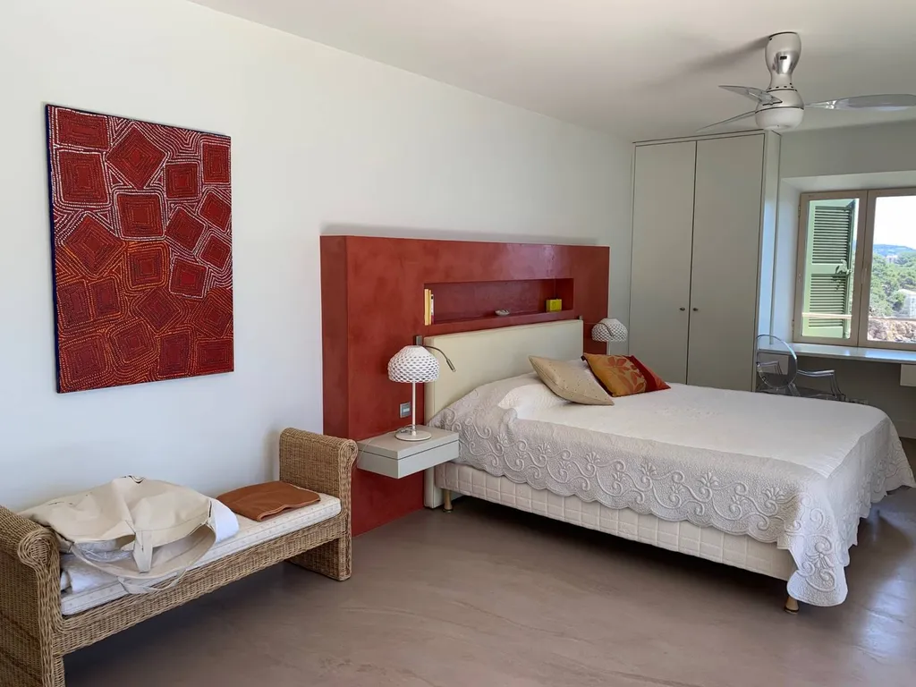 TETE DE LIT EN BETON CIRE TERRE DU MONDE