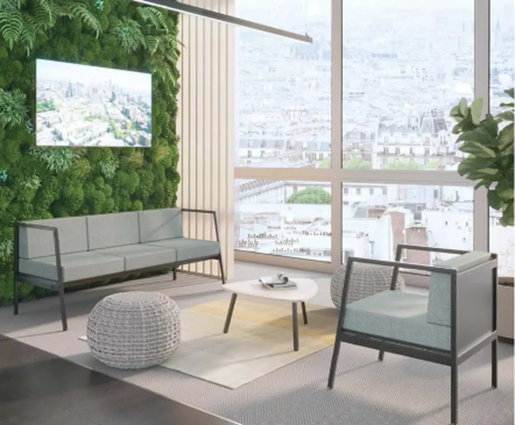 Zone de détente dans un espace de coworking à Nîmes