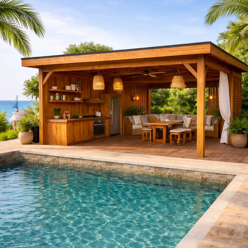 pool house 35m² piscine a Sète a coter de frontignan    