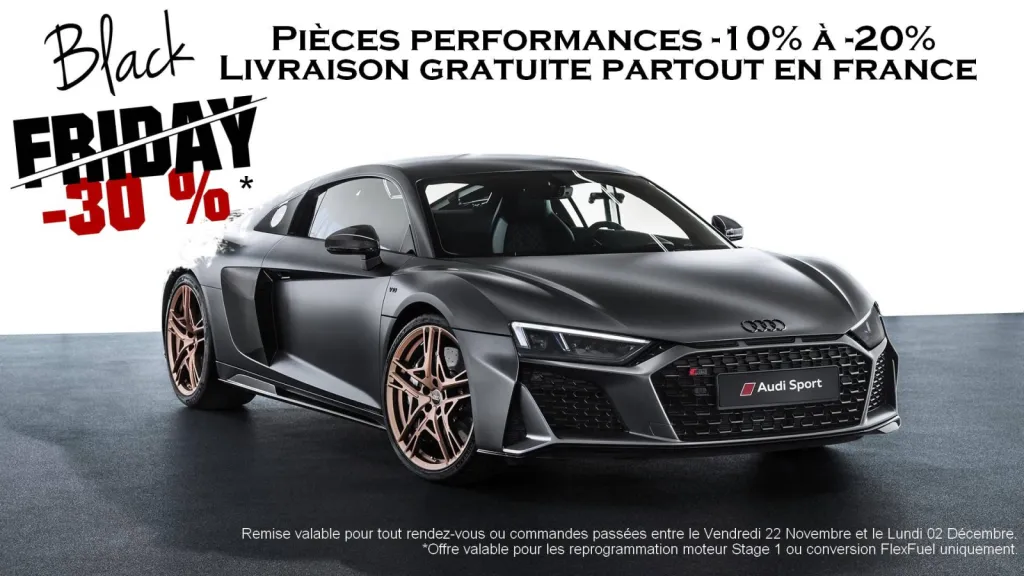 Blac Friday reprogrammation moteur, conversion bio ethanol flexfuel promotion