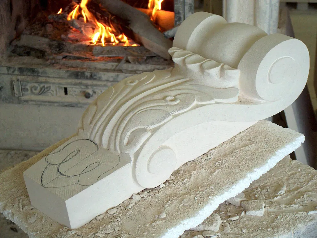 Encadrement massif en pierre de Tervoux