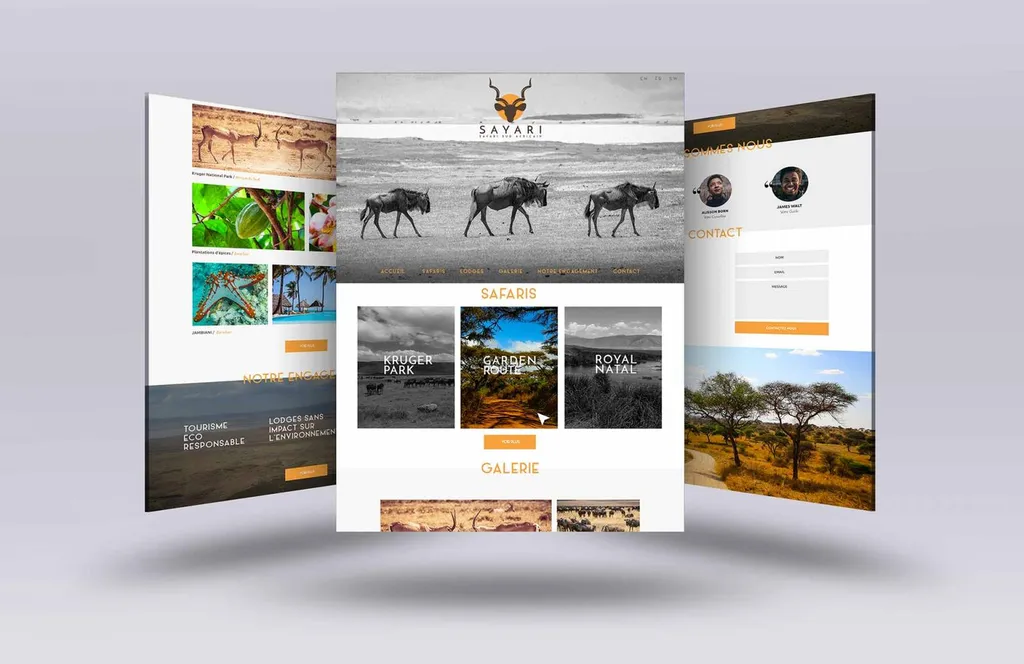 site internet agence de voyage spécialisée en safari afrique