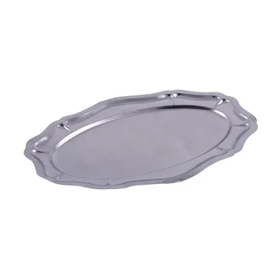 Location de vaisselle plateau de service inox torpilleur 47x30cm à Lyon