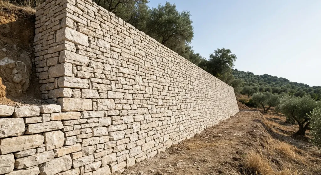 Enrochement de soutènement pour stabilisation de talus sur le secteur d'Ollioules, Six-Fours, La Seyne et Toulon