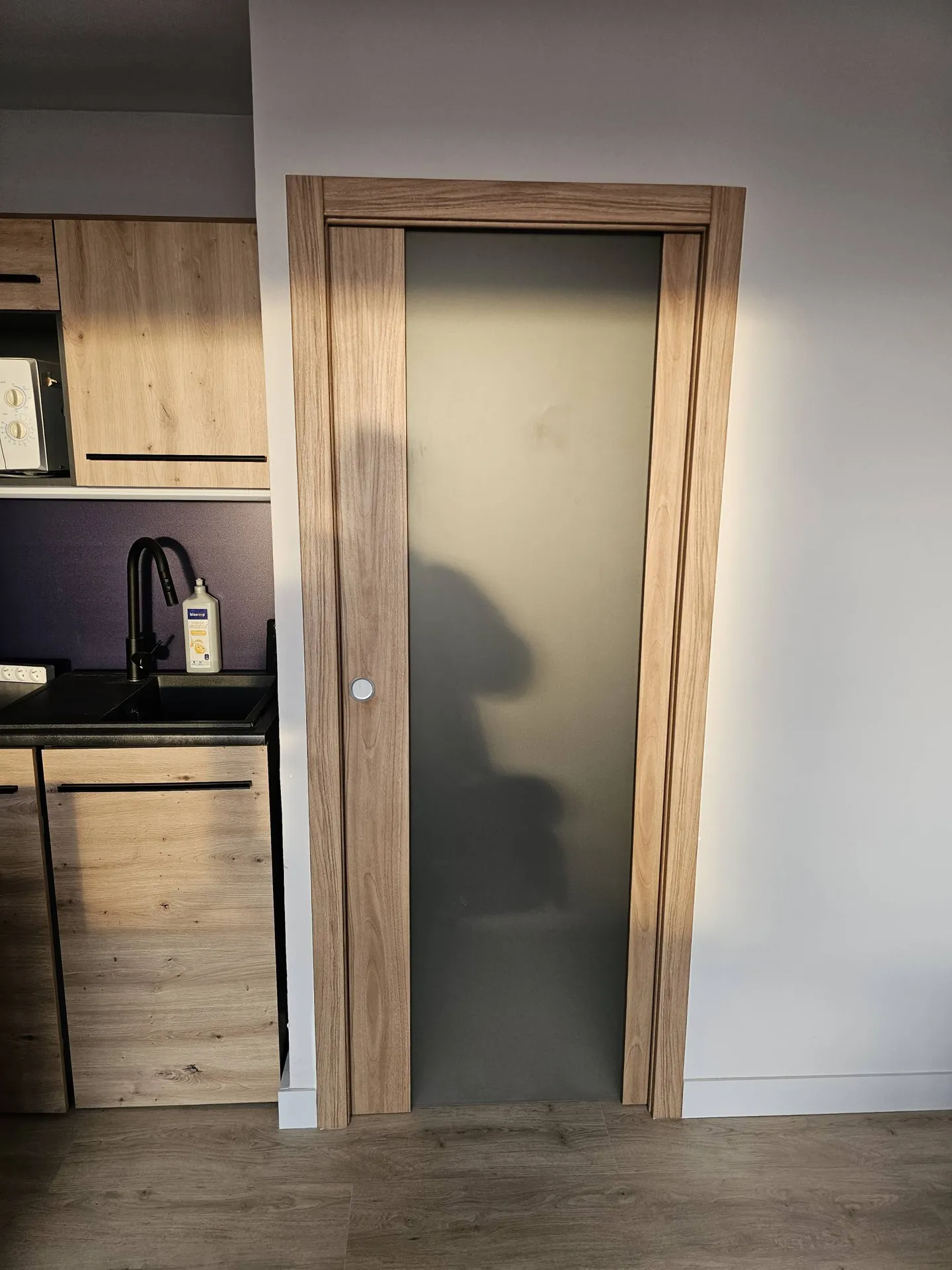 Porte d'intérieure sur-meure en rénovation 