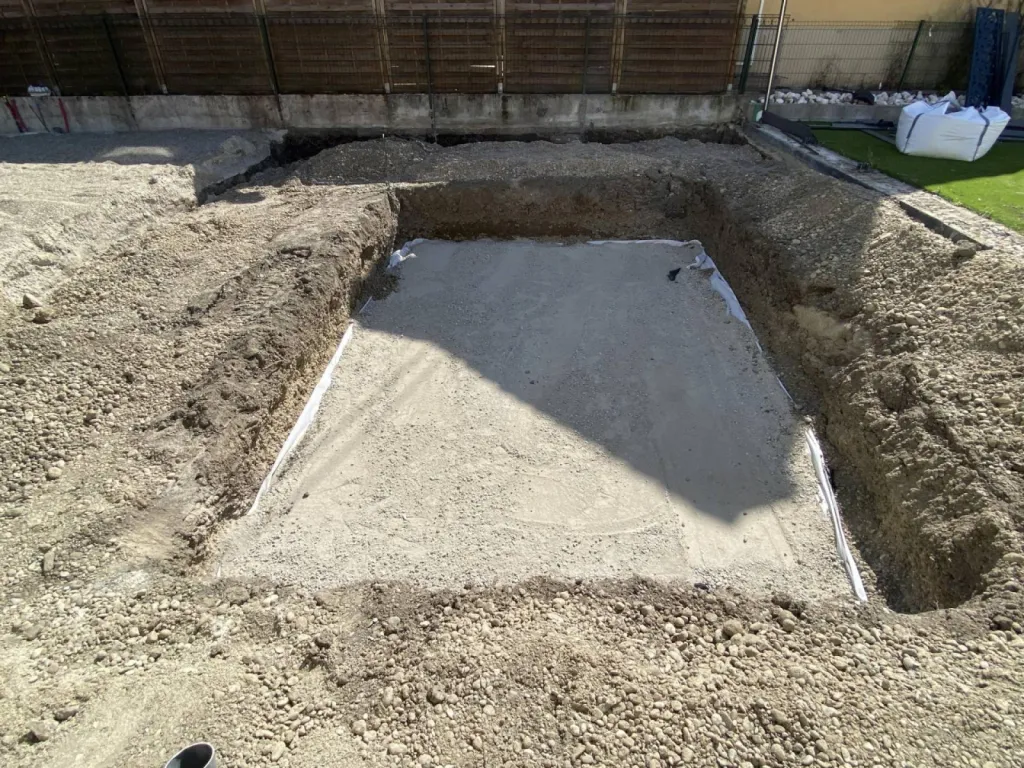 Société pour le terrassement d’une piscine à Illkirch Graffenstaden près de Strasbourg