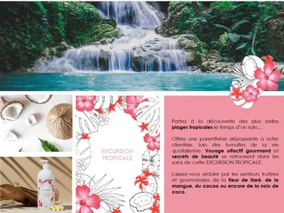 Excursion tropicale - Senteurs exotiques pour une évasion sensorielle intense et une détente profonde du corps et de l’esprit