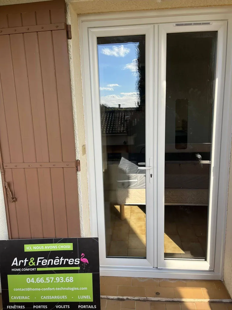 Rénovation de menuiseries, portes fenêtres et fenêtres près de Nîmes dans la commune de Lédenon