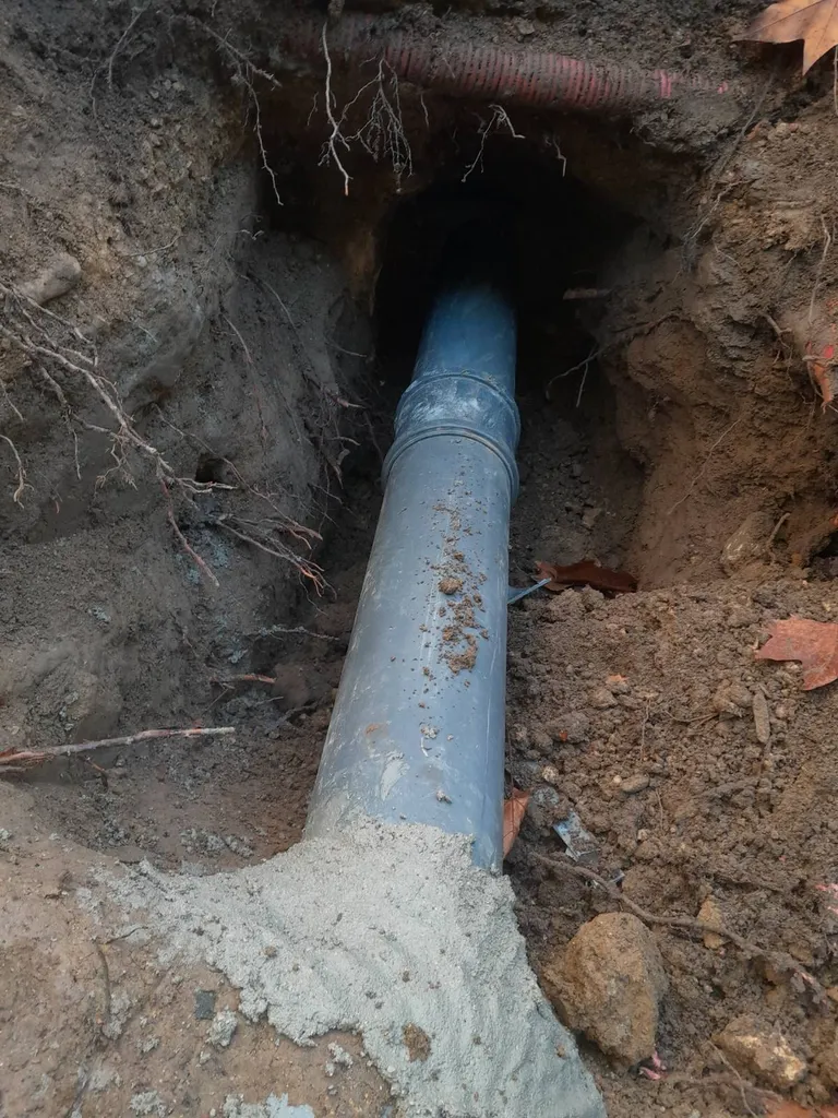 canalisation réparée