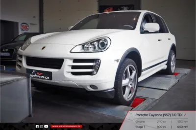 Reprogrammation moteur Aubagne - Porsche Cayenne 957 3.0 TDI 240cv - ADP Performance
