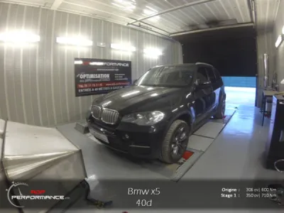 Reprogrammation moteur Bmw x5 40d
