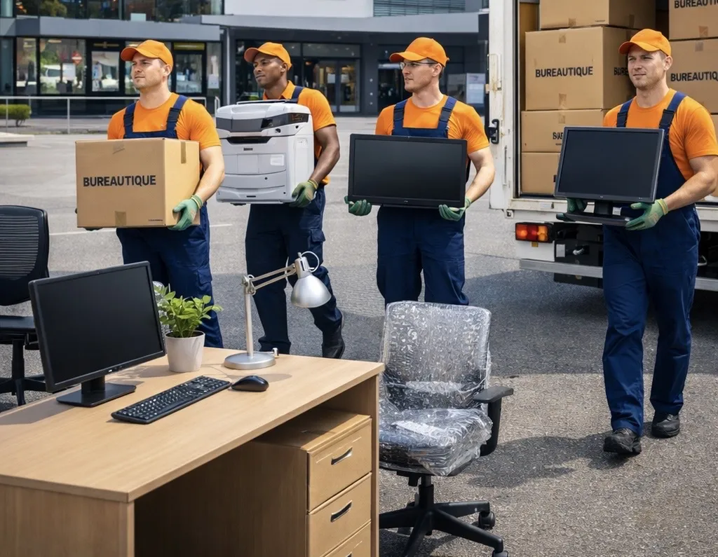 Déménagement d’un bureau commercial d’une surface de 100M2 dans la zone commerciale La Palud à Fréjus