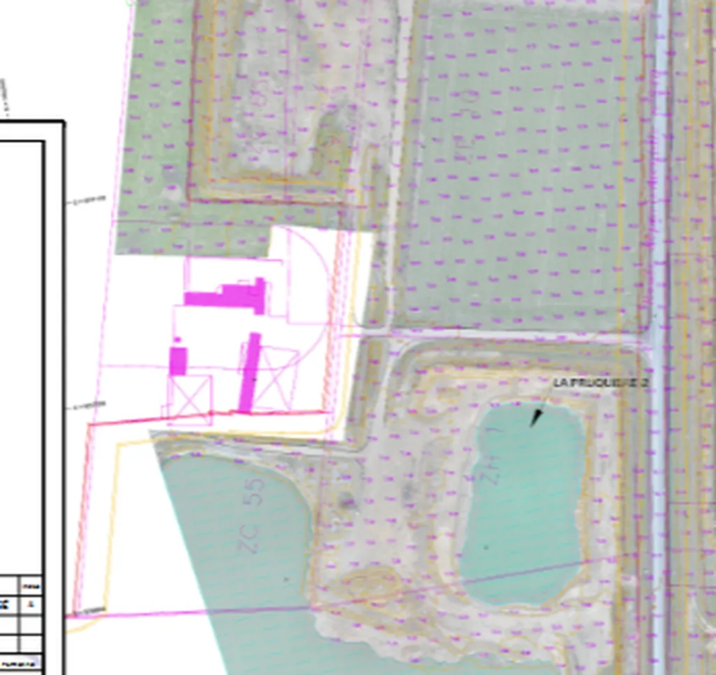 Plan topographique à Fécamp : relevés de précision et récolement