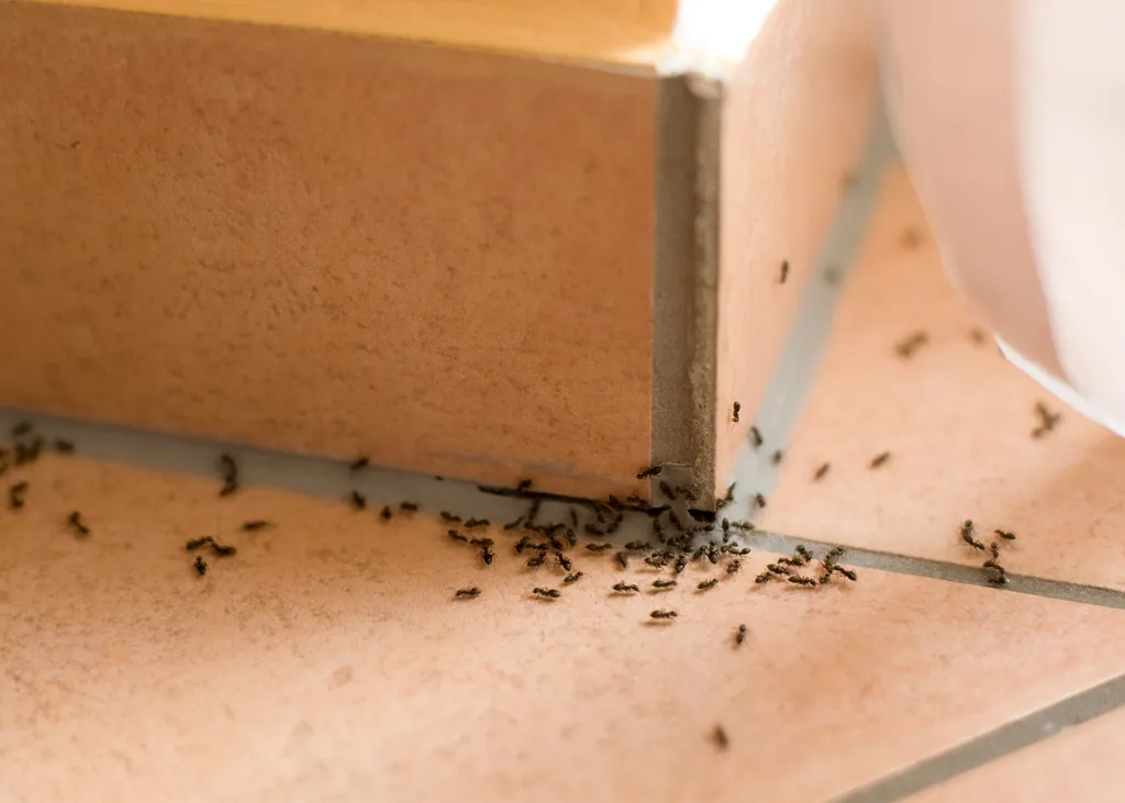 Traitement infestation de fourmis