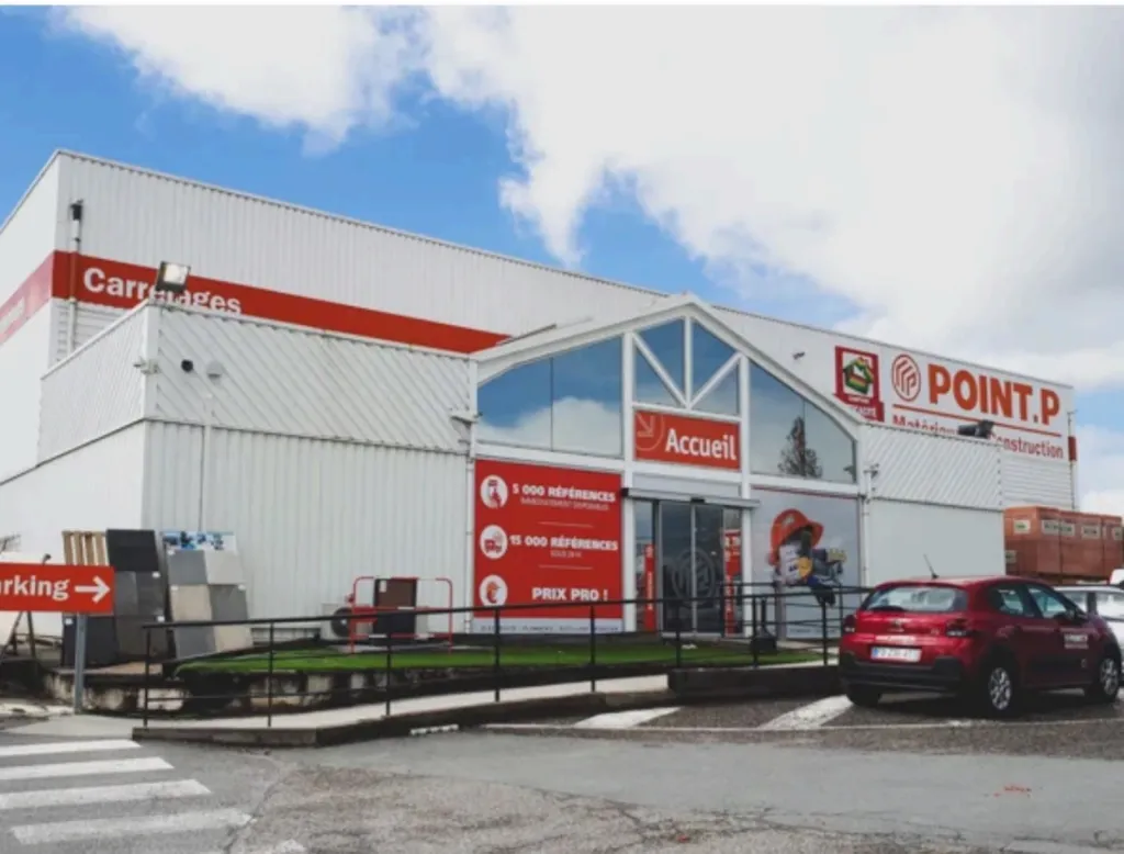entreprise spécialisée dans la vente de matériaux de construction pour les professionnels du bâtiment comme pour les particuliers. Pessac Point P