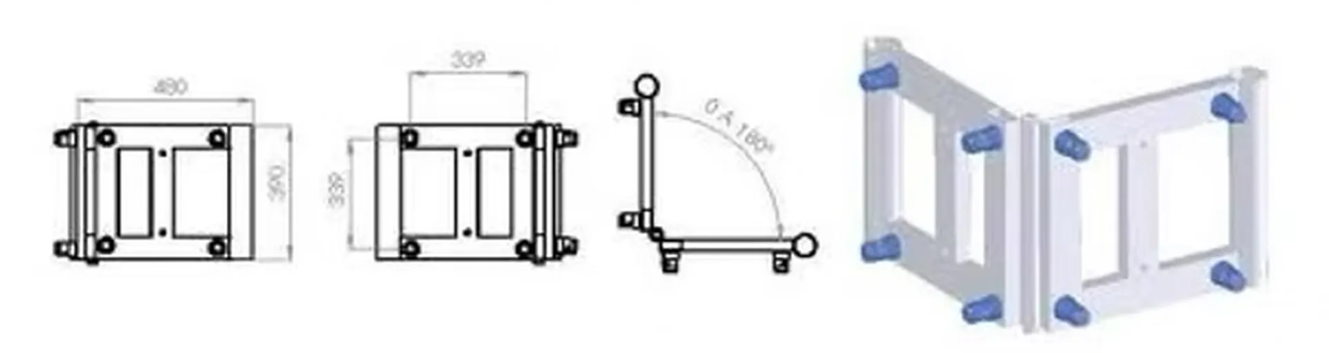 ANGLE VARIABLE 290 POUR TRI ET QUATRO