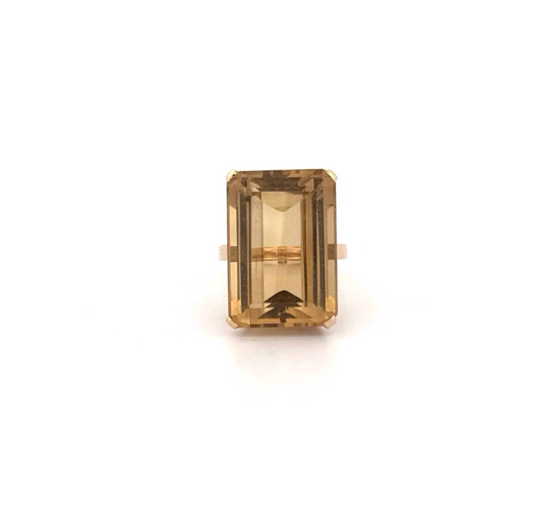 Bague citrine 23,5 carats en or 750 – Dépôt-vente à la bijouterie Or Ligne à La Teste-de-Buch