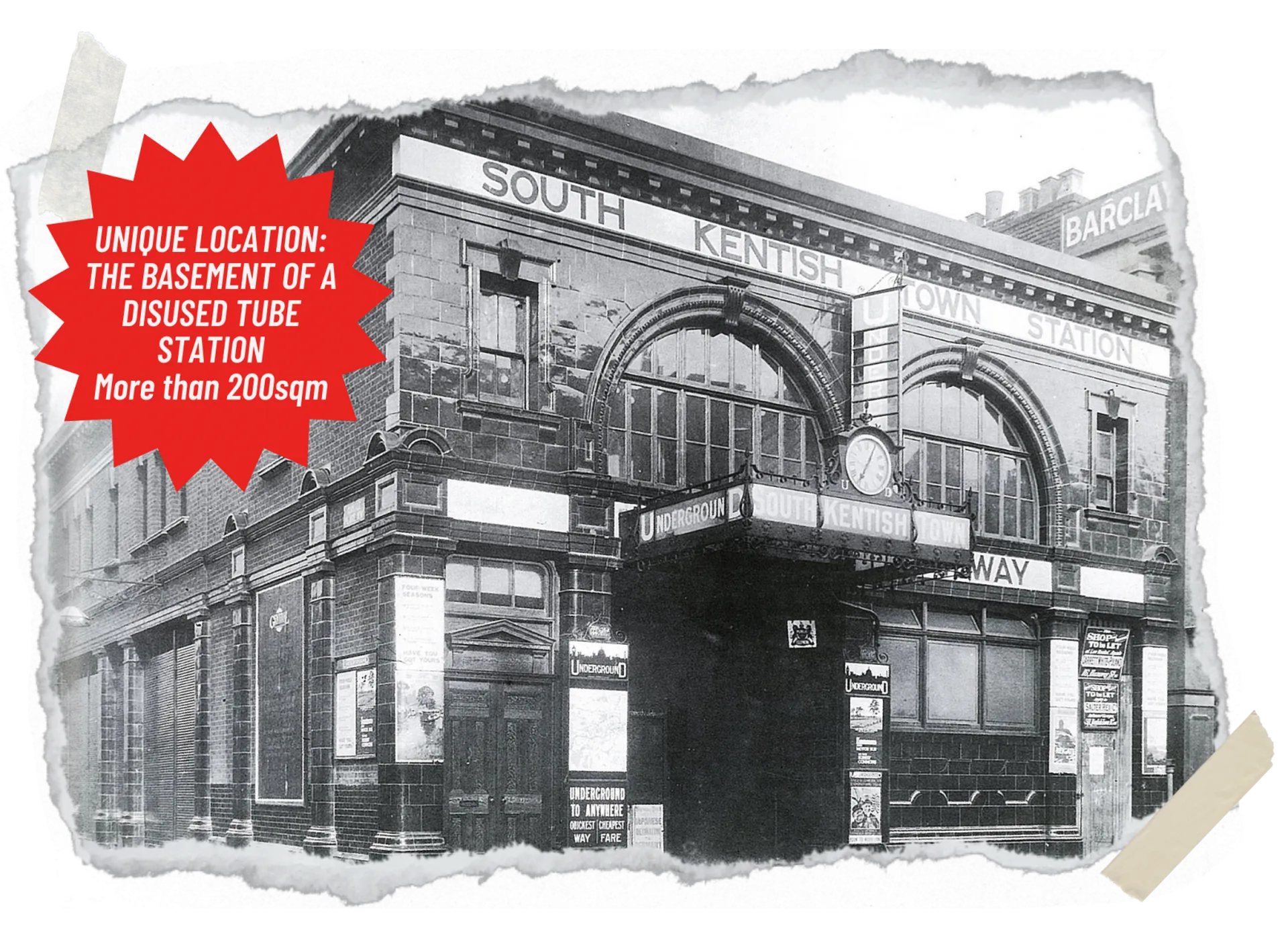 disused tube station