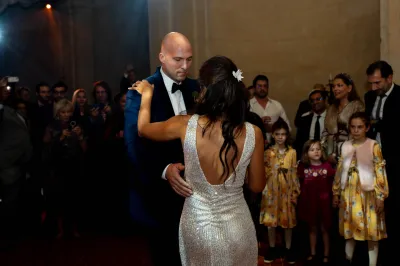 Elegant Indo-American Wedding in an Historic Castle Venue, Surrounded by Burgundy’s Scenic Beauty with outdoor symbolic ceremony