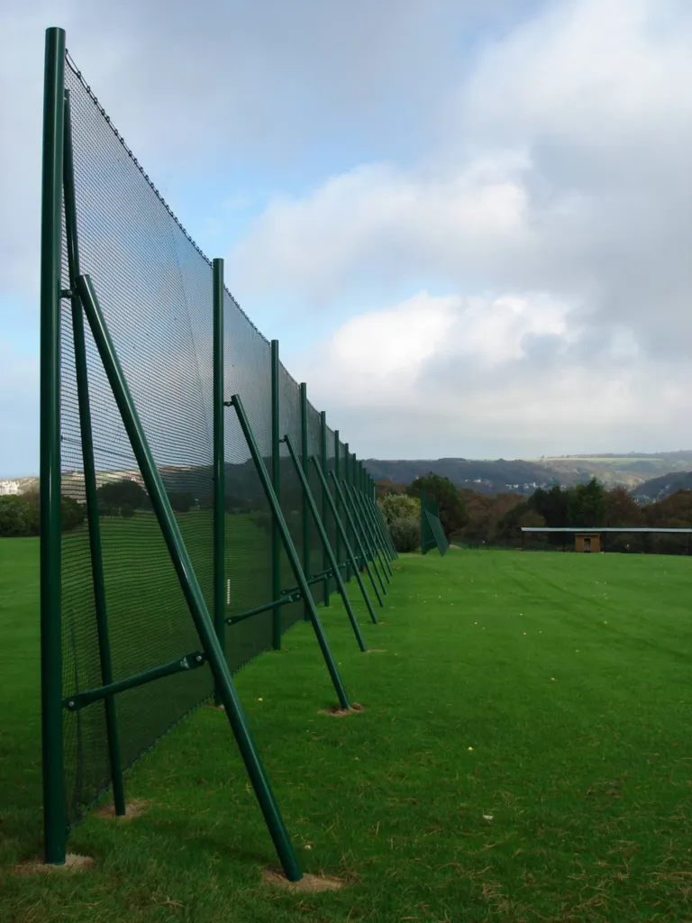 installation d'une filet de practice de golf  dans la Seine Maritime 76