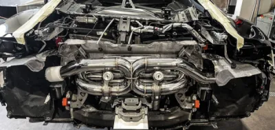 Echappement Cende exhaust à clapet pour Audi R8 V10+ 2022 | ADP Performance Sud