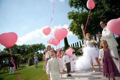 lâcher de ballon cérémonie de mariage