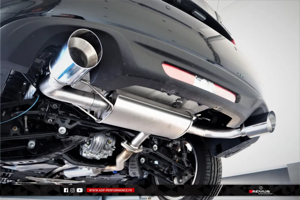 Ligne d'échappement (silencieux) Remus Plan de Campagne - Fiat 124 Spider - ADP Performance
