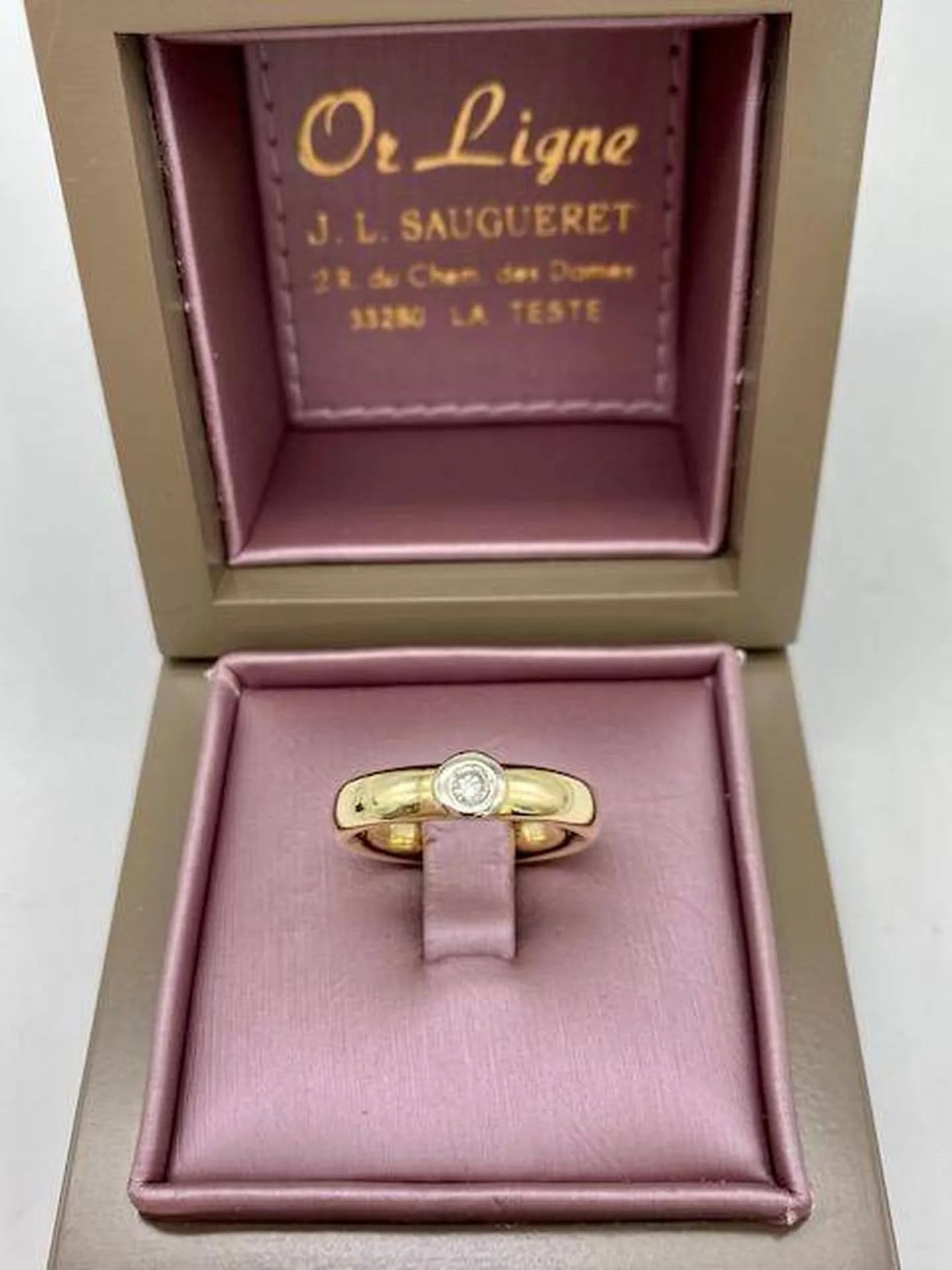 Bague solitaire diamant or 750/1000ème occasion Or Ligne La Teste Bassin d'Arcachon