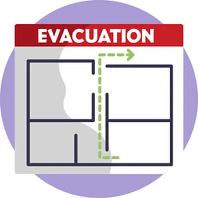 Plan d'évacuation dans ERP