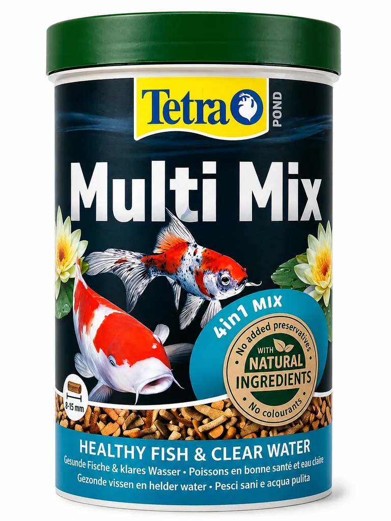 Tetra Pond Multi Mix – mélange complet pour poissons de bassin alimentation variée et équilibrée
