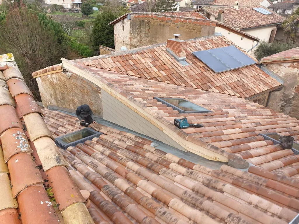 Remplacement de tuile et velux à Rabastens