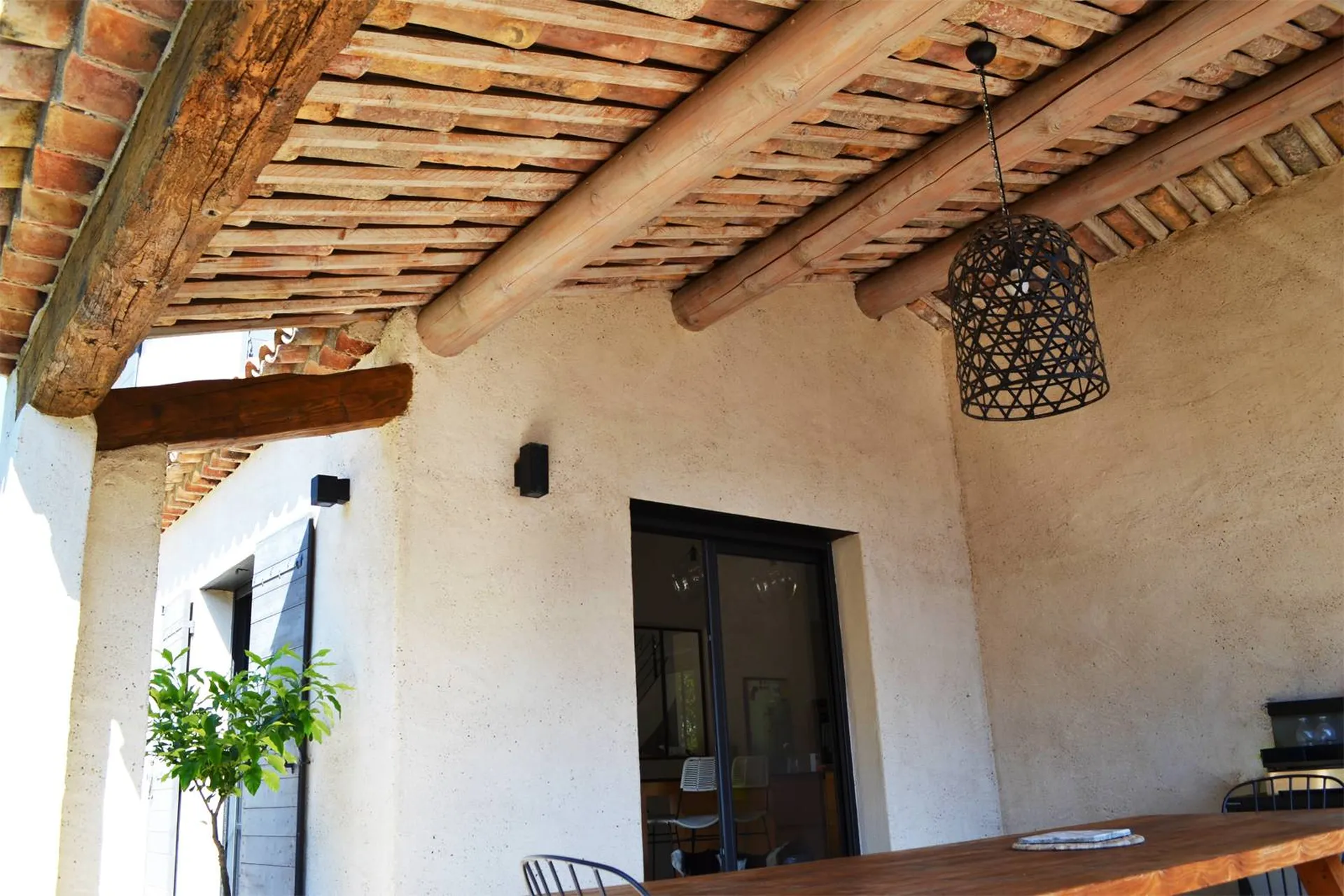 Terrasse couverte de style Provençal