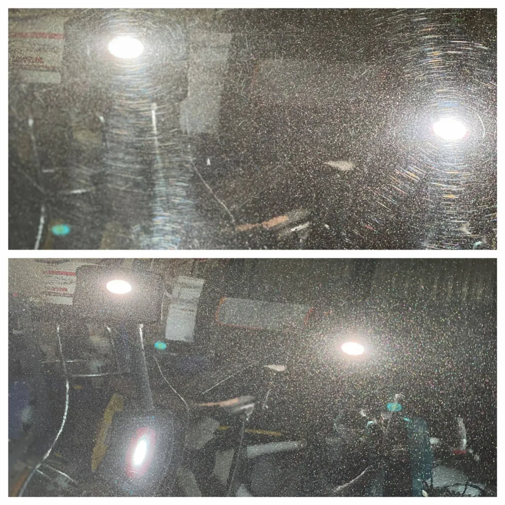 Récupération de la carrosserie d'un Range Rover Velar près de Mornant dans le Rhône