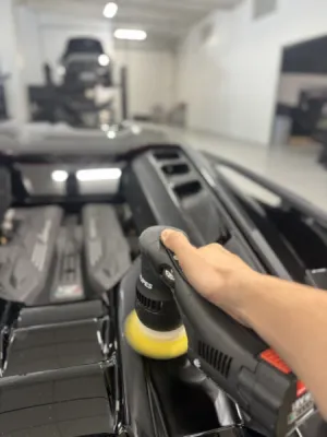 Lamborghini Revuelto | polissage carrosserie + traitement céramique à Cannes par Riviera Detailing 