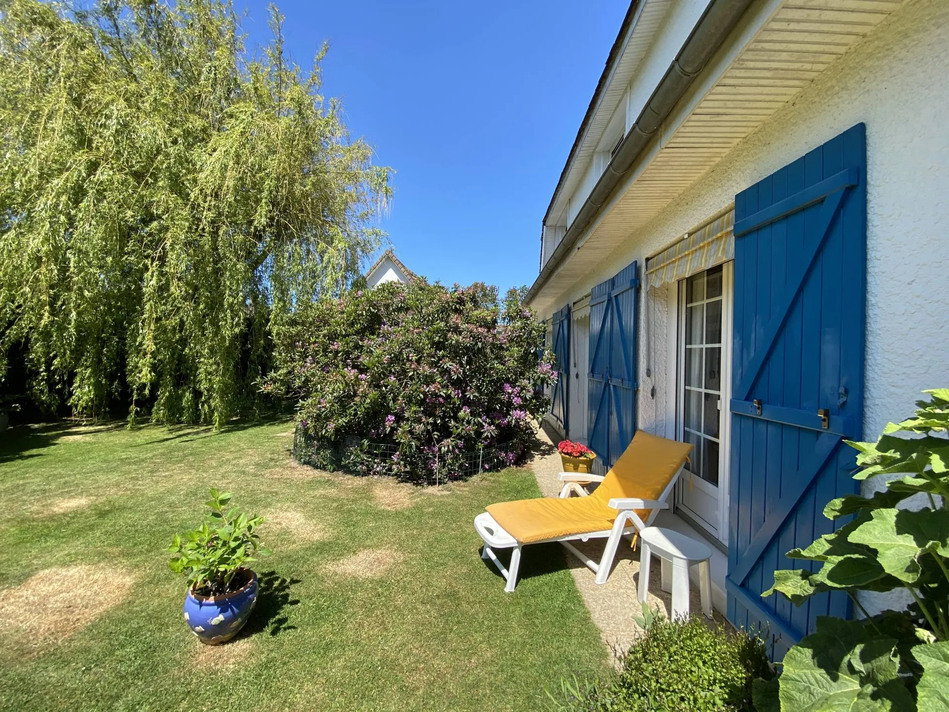 Acheter maison avec terrasse avec accès pédestre à la plage
