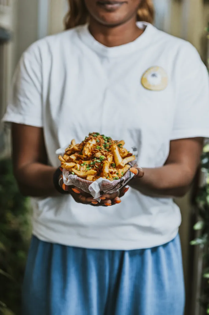 Petite barquette de frites