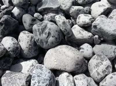 GALETS MARBRE BLACK AND WHITE 