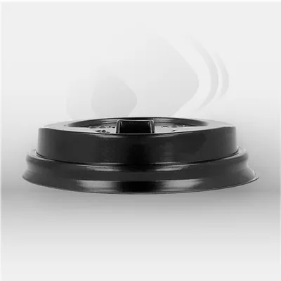 Couvercles pour gobelets 120 ml noirs Garcia de Pou pour restauration professionnelle, idéals pour cafés, restaurants et vente à emporter, assurant une fermeture sécurisée et hygiénique des boissons chaudes et froides – disponibles à Mont-de-Marsan, Lande
