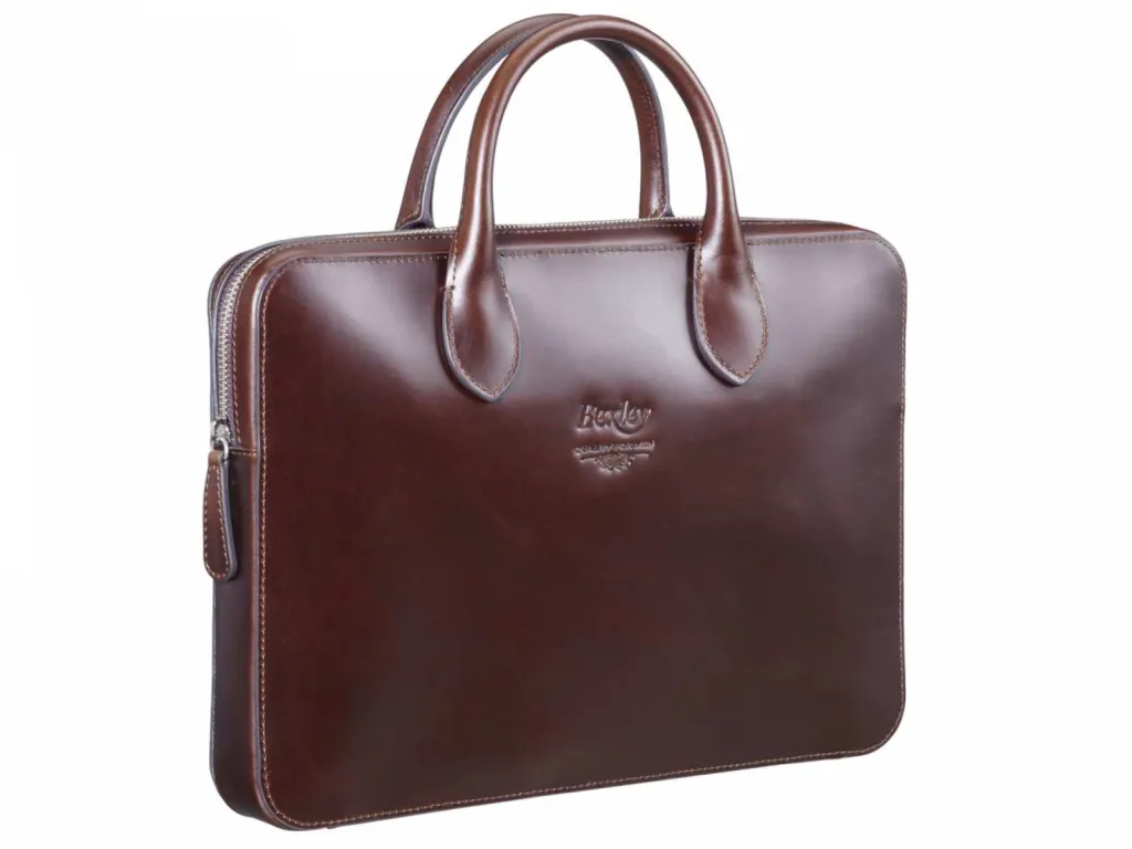 photo maroquinerie, bagagerie Bexley cartable homme cuir bordeaux 3-4