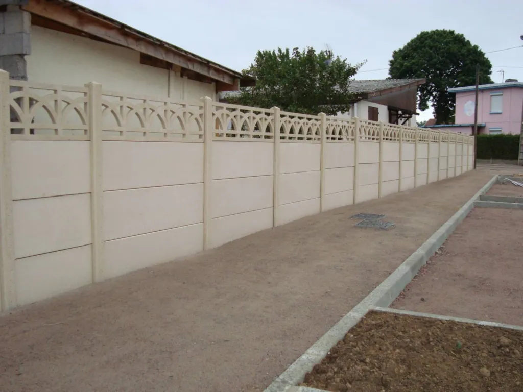Création de mur avec plaques ajourées ton pierre au Havre 76