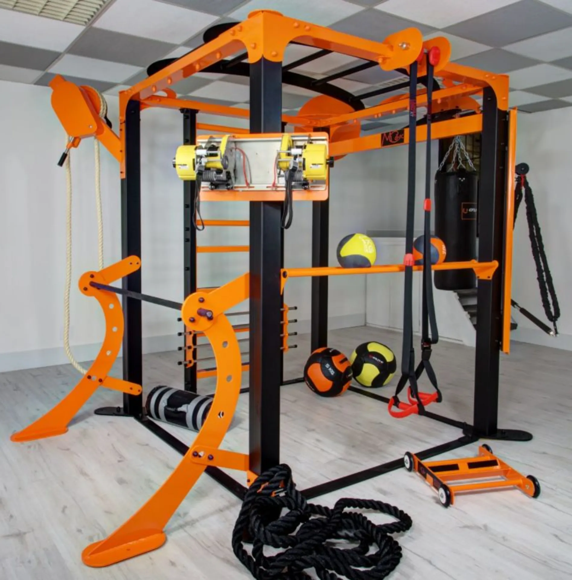 Thermolaquage noir/orange