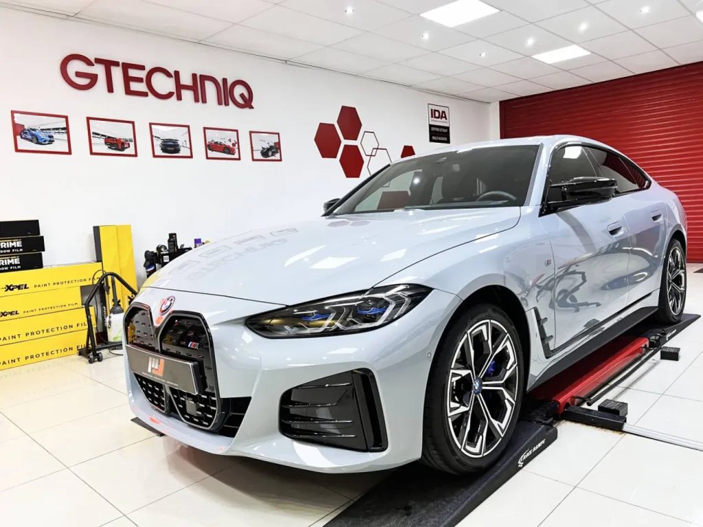 BMW i4 M50 - PROTECTION PPF XPEL + TRAITEMENT CERAMIQUE GTECHNIQ - LILLE